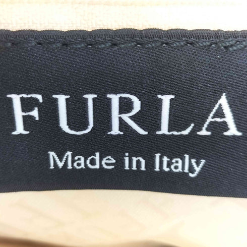 フルラ FURLA ロゴ刻印 レザーハンドバッグ レディース