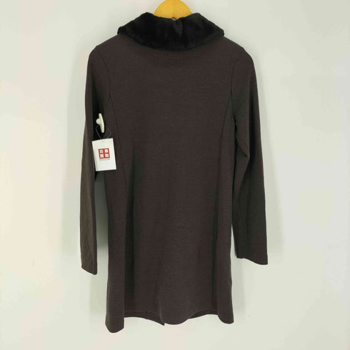 アニエスベー agnes b. PARIS サンライズ期 シルク混 ファーコート レディース JPN:2