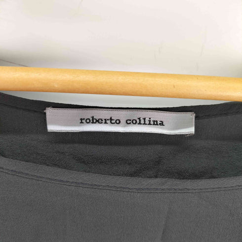 ロベルトコリーナ ROBERTO COLLINA シルク100 ノースリーブブラウス レディース JPN:S