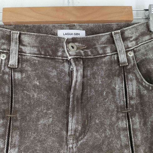 ラグアジェム LAGUA GEM FRONT POINT LOOSE デニム レディース US:24