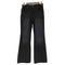 GO JEANS ウォッシュ加工 セミフレア デニムパンツ レディース JPN:M