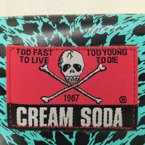 クリームソーダ CREAM SODA ヒョウ柄 パスケース レディース