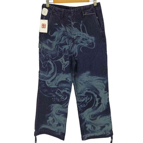 Gerrit Jacob PRINTED DENIM TROUSERS メンズ 30