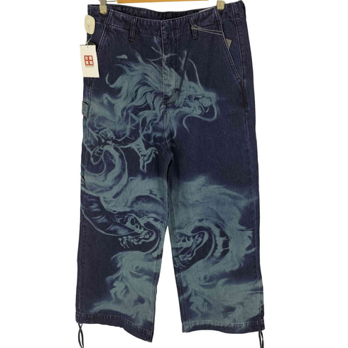 Gerrit Jacob PRINTED DENIM TROUSERS メンズ 32