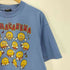 フルーツオブザルーム FRUIT OF THE LOOM BEST 80-90S ボディ USA製 キャラクター プリント S/S Tシャツ 裾袖シングル メンズ import:XL
