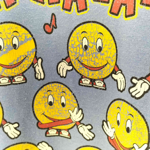 フルーツオブザルーム FRUIT OF THE LOOM BEST 80-90S ボディ USA製 キャラクター プリント S/S Tシャツ 裾袖シングル メンズ import:XL
