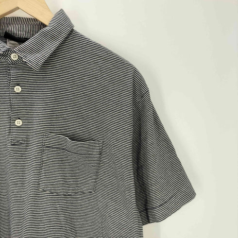 パタゴニア patagonia 15SS ORGANIC COTTON オーガニック コットン S/S ボーダー ポロ シャツ メンズ import:XL