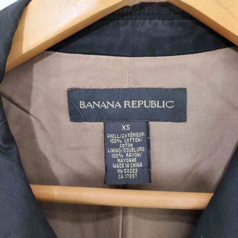 バナナリパブリック BANANA REPUBLIC 00s コットン 1B チェスターコート レディース import:XS