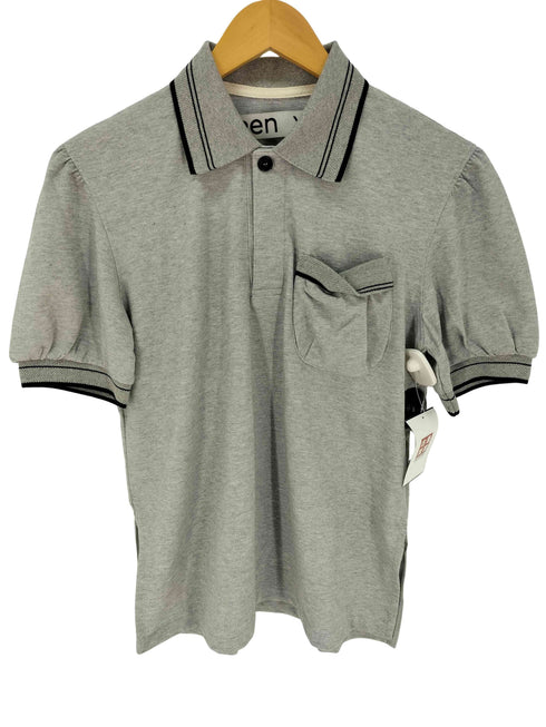 オープンワイワイ OPEN YY PUFFY PIQUE POLO レディース import:M