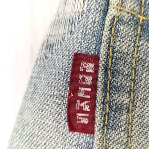 オゾンロックス OZONE ROCKS ドット 刺繍 加工 ストレート デニム パンツ Y2K メンズ JPN:S