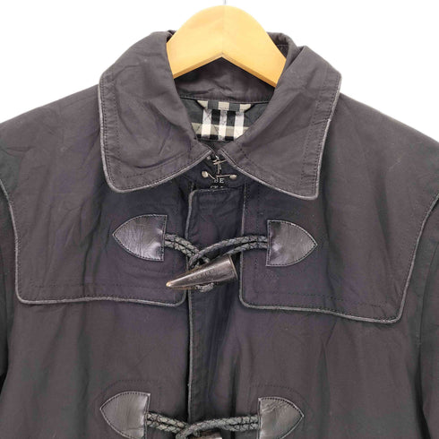 バーバリーブラックレーベル BURBERRY BLACK LABEL 裏ノバチェック ダッフルコート メンズ JPN:M
