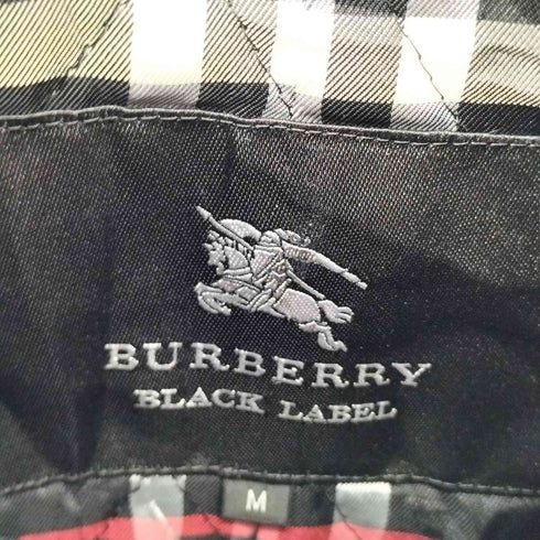 バーバリーブラックレーベル BURBERRY BLACK LABEL 裏ノバチェック ダッフルコート メンズ JPN:M
