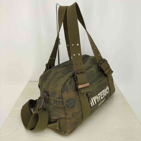 ヒステリックグラマーミニ HYSTERIC GLAMOUR MINI HYSTERICS ARMY グラフィティーロゴ 総柄 2Way ミニボストンバッグ Y2K メンズ