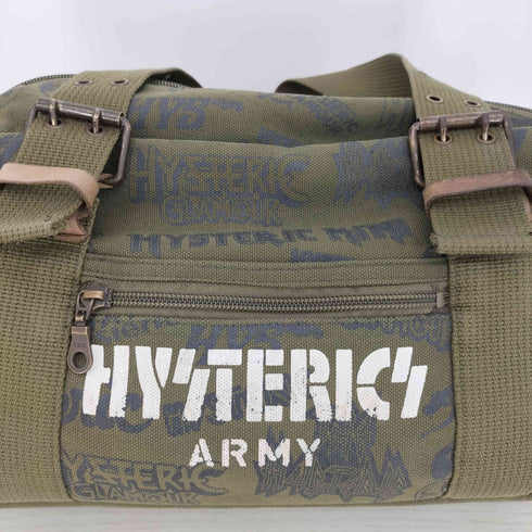 ヒステリックグラマーミニ HYSTERIC GLAMOUR MINI HYSTERICS ARMY グラフィティーロゴ 総柄 2Way ミニボストンバッグ Y2K メンズ