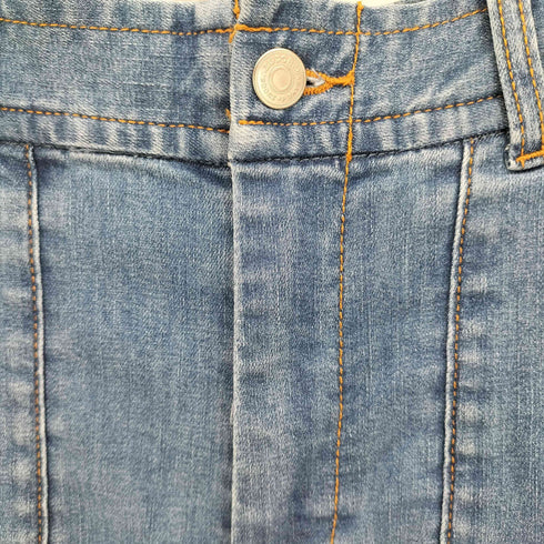 ズッカ ZUCCa ベイカー型 2タック ワイド デニム パンツ メンズ JPN:S