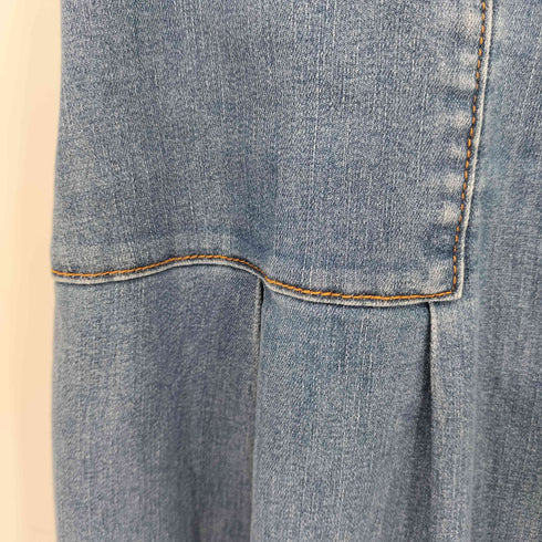 ズッカ ZUCCa ベイカー型 2タック ワイド デニム パンツ メンズ JPN:S