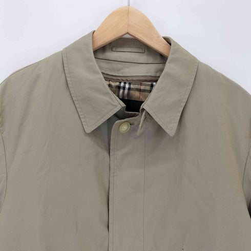 バーバリーブラックレーベル BURBERRY BLACK LABEL 裏ノバチェック ライナー付きステンカラーコート メンズ L