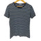 サンスペル Sunspel 英国製 クルーネック S/S ボーダーTシャツ メンズ import:S
