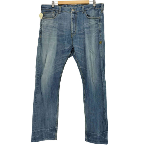 ANDSUNS BKLYN TOKYO バックロゴプリント ハチノスデニム メンズ