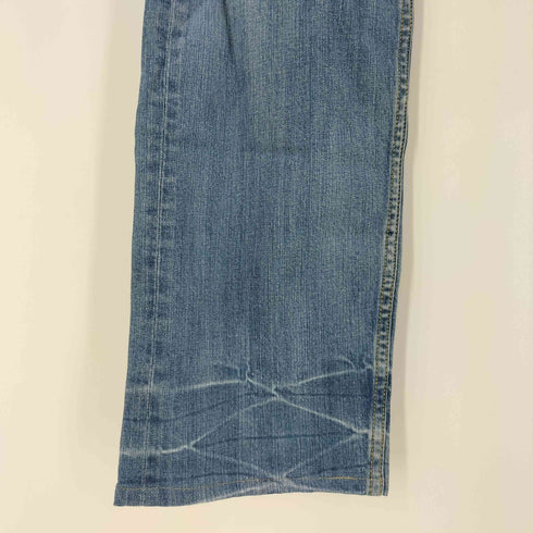 ANDSUNS BKLYN TOKYO バックロゴプリント ハチノスデニム メンズ