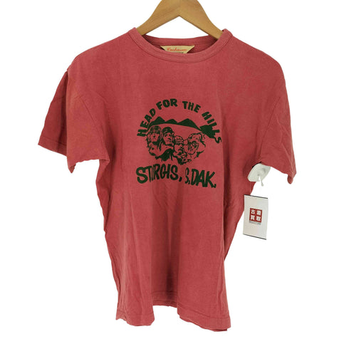 クッシュマン CUSHMAN プリントクルーネックTシャツ メンズ JPN:S