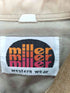 ミラー MILLER チェック ウエスタンシャツ 襟芯 メンズ 18-35