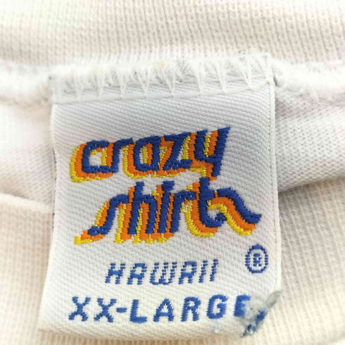 クレイジーシャツ CRAZY SHIRTS プリントクルーネックTシャツ メンズ XXL