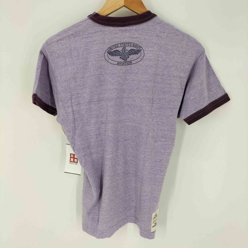 トイズマッコイ TOYS McCOY TOUGH MINDED CAT プリントリンガーTシャツ メンズ JPN:S