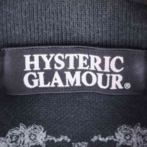 ヒステリックグラマー HYSTERIC GLAMOUR アーティストプリント 鹿の子ポロシャツ Y2K グランジ メンズ S