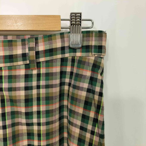 ロクビューティーアンドユースユナイテッドアローズ 6 BEAUTY & YOUTH UNITED ARROWS 24SS コットンポリエステル チェックパンツ レディース JPN:38