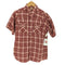ウエアハウス WAREHOUSE DOUBLE WORKS マチ付き S/S ウエスタンシャツ メンズ US:36