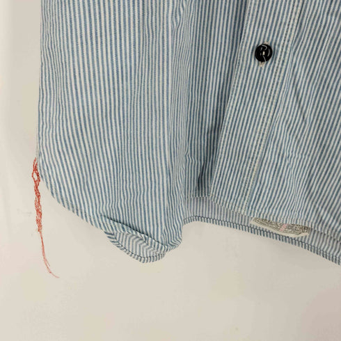 シュガーケーン SUGAR CANE ヒッコリーストライプ S/S ワークシャツ メンズ JPN:S
