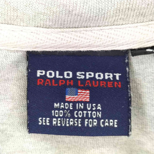 ポロスポーツラルフローレン POLO SPORT RALPH LAUREN 90S USA製 フロントプリント S/S Tシャツ メンズ JPN:L
