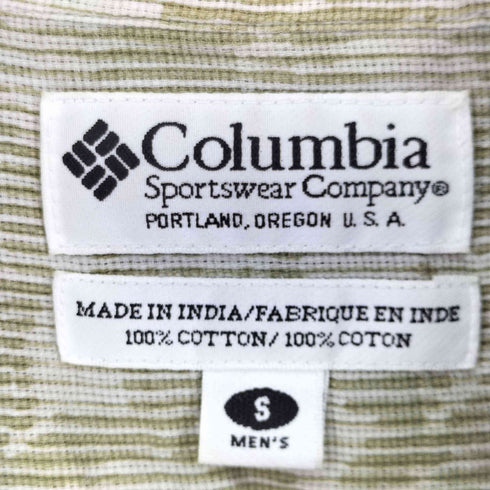 コロンビアスポーツウェア Columbia Sportswear 90S 花柄 S/S コットンシャツ メンズ JPN:S