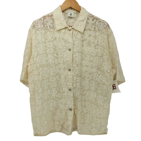 ロクビューティーアンドユースユナイテッドアローズ 6 BEAUTY & YOUTH UNITED ARROWS SUKE BATIK SHORT SLEEVE SHIRT シャツ レディース