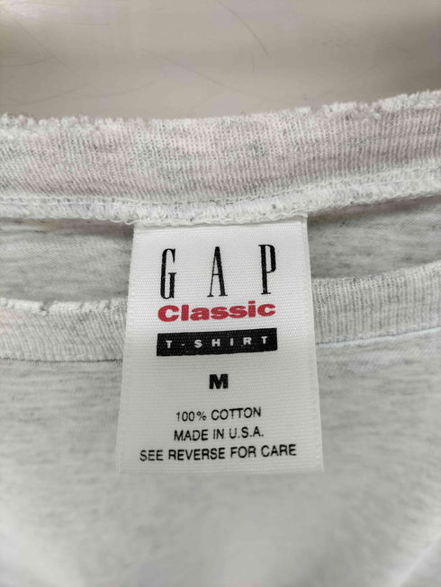 ギャップ Gap CLASSIC T-SHIRT USA製 短丈 ブランク Tシャツ メンズ import:M