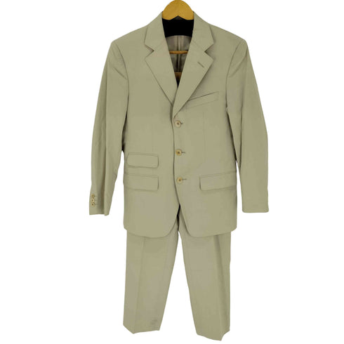 イージーバイゼニア EZ by ZEGNA コットンストレッチ サマー 背抜き 3B テーラードジャケット & スラックス セットアップ メンズ 73-170-46