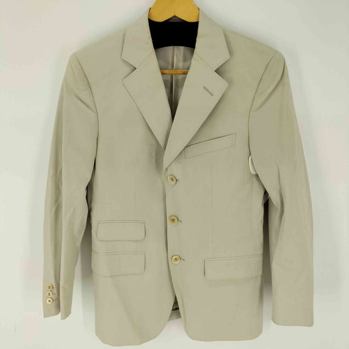 イージーバイゼニア EZ by ZEGNA コットンストレッチ サマー 背抜き 3B テーラードジャケット & スラックス セットアップ メンズ 73-170-46