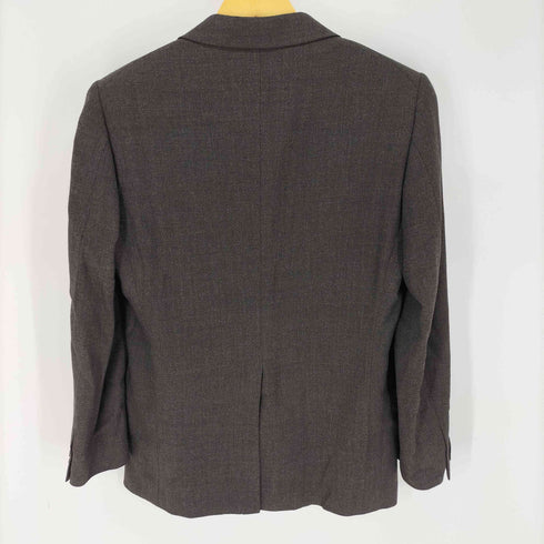 イージーバイゼニア EZ by ZEGNA レーヨンウールストレッチ 1B ウール テーラードジャケット & ストレート スラックス セットアップ メンズ 73-170-46