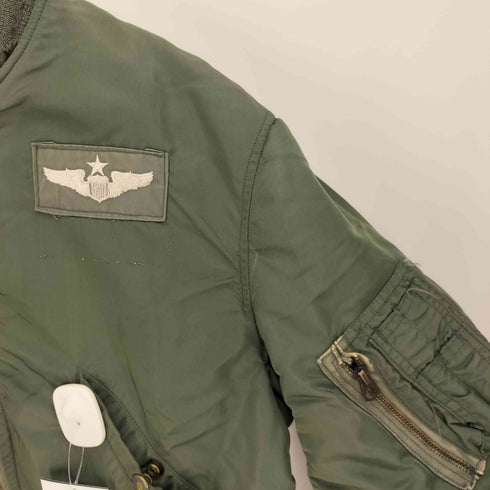 ユーエスアーミー U.S. ARMY 60S Alpha社製 USAF 米空軍 L-2B ワッペン フライトジャケット 69年製 襤褸 メンズ import:M