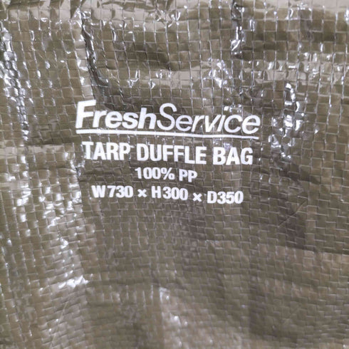 フレッシュサービス Fresh Service タープダッフルバッグ メンズ
