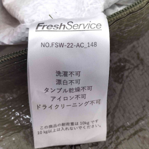 フレッシュサービス Fresh Service タープダッフルバッグ メンズ