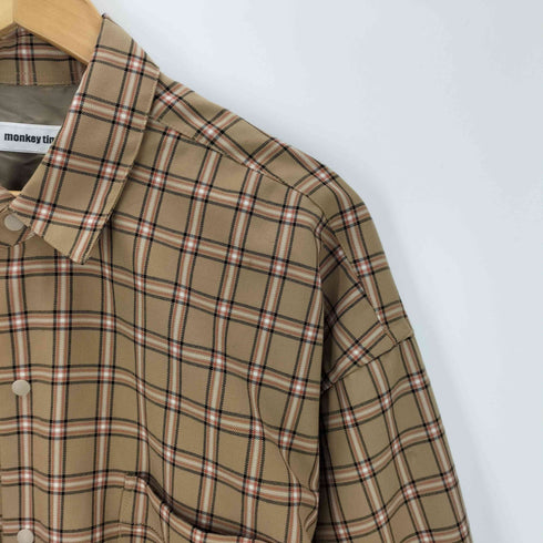 モンキータイム MONKEY TIME TW TARTAN CHECK タータン チェック シャツ ジャケット メンズ JPN:S