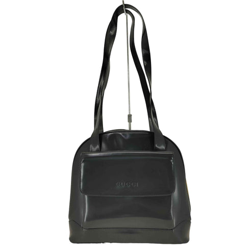 グッチ GUCCI バンブージップ パテントレザー ショルダーバッグ bamboo zip patent leather shoulder bag レディース