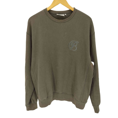ザブラックアイパッチ THE BLACK EYE PATCH B EMBLEM CREW SWEAT エンブレム 刺繍 クルーネック スウェット メンズ JPN:L