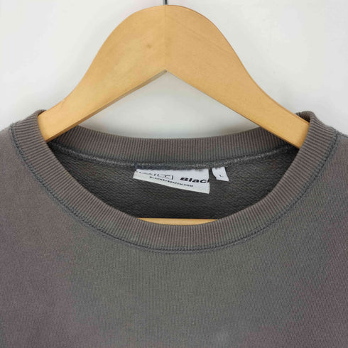 ザブラックアイパッチ THE BLACK EYE PATCH B EMBLEM CREW SWEAT エンブレム 刺繍 クルーネック スウェット メンズ JPN:L