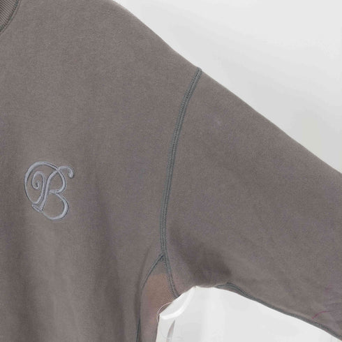 ザブラックアイパッチ THE BLACK EYE PATCH B EMBLEM CREW SWEAT エンブレム 刺繍 クルーネック スウェット メンズ JPN:L