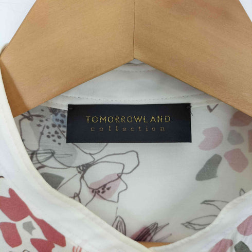 トゥモローランドコレクション TOMORROWLAND collection トリビュートフラワー ピコカットスリーブブラウス レディース JPN:36