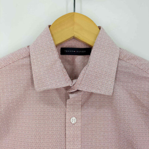 トミーヒルフィガー TOMMY HILFIGER 総柄レギュラーカラーシャツ COOL MAX メンズ JPN:M