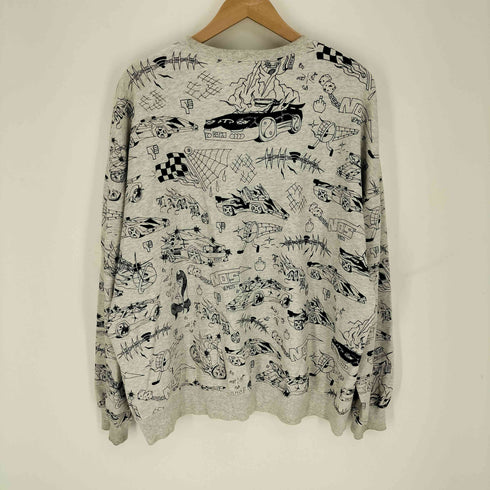 ザブラックアイパッチ THE BLACK EYE PATCH 19SS Stacks SECTUNO フラッシャー アート クルーネック スウェット メンズ import:XL